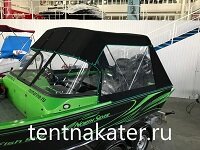 Ходовой тент на North Silver 545