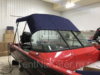 Ходовой тент Бимини Fish Sport — детали крепления в Т-паз