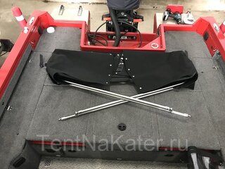 Ходовой тент Бимини Fish Sport на NorthSilver 565 — каркас
