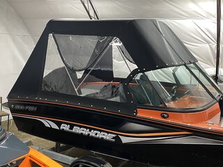 Ходовой тент-трансформер на лодку Albakore 500 - общий вид