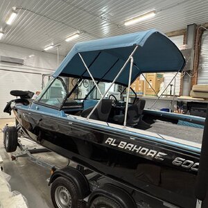Ходовой тент Бимини Fish Sport на Albakore 600 Fish — детали и посадка тента