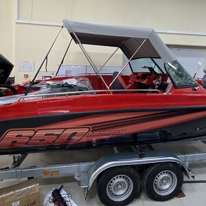 Тент Бимини Fish Sport на Northsilver Husky 650 — общий вид